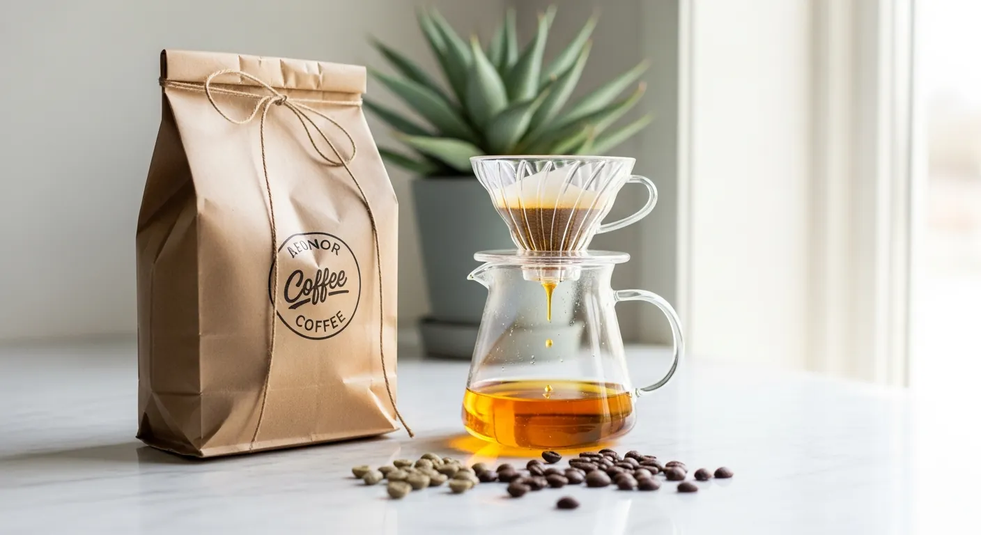 Brazylia Santos - opakowanie kawy Aura Beans