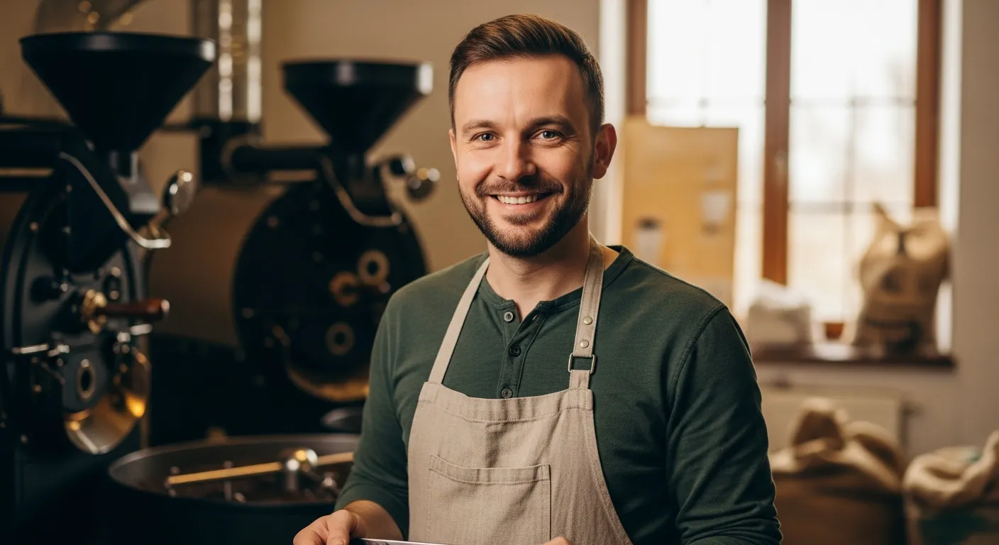 Marek Kowalski - współzałożyciel i mistrz palenia Aura Beans