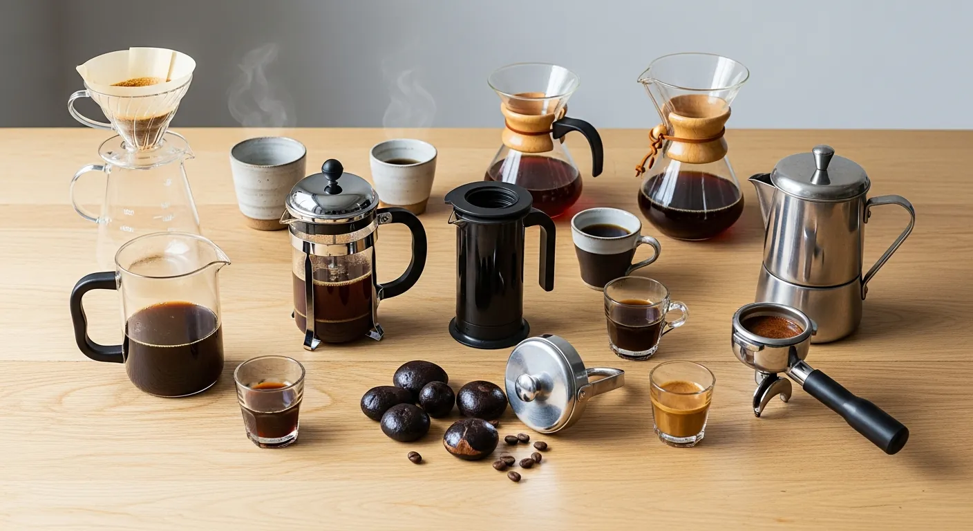 Przewodnik po metodach parzenia kawy